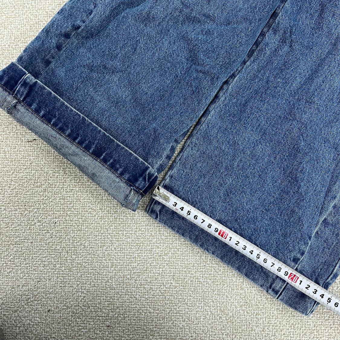 66 새상품 씨씨콜렉트 와이드 데님 0210M 상품이미지7