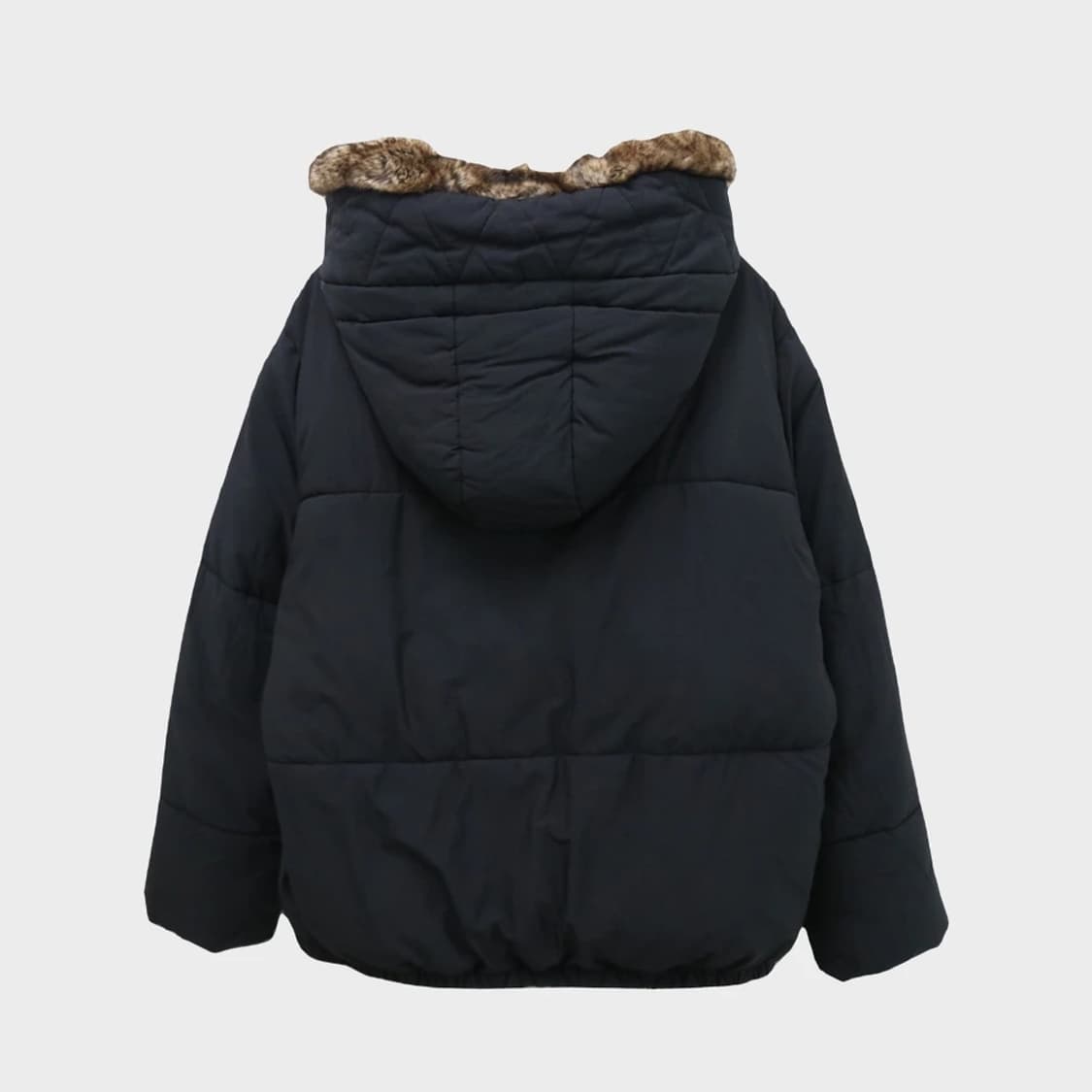 자라 블랙 앞 포켓 패딩 61068 상품이미지2