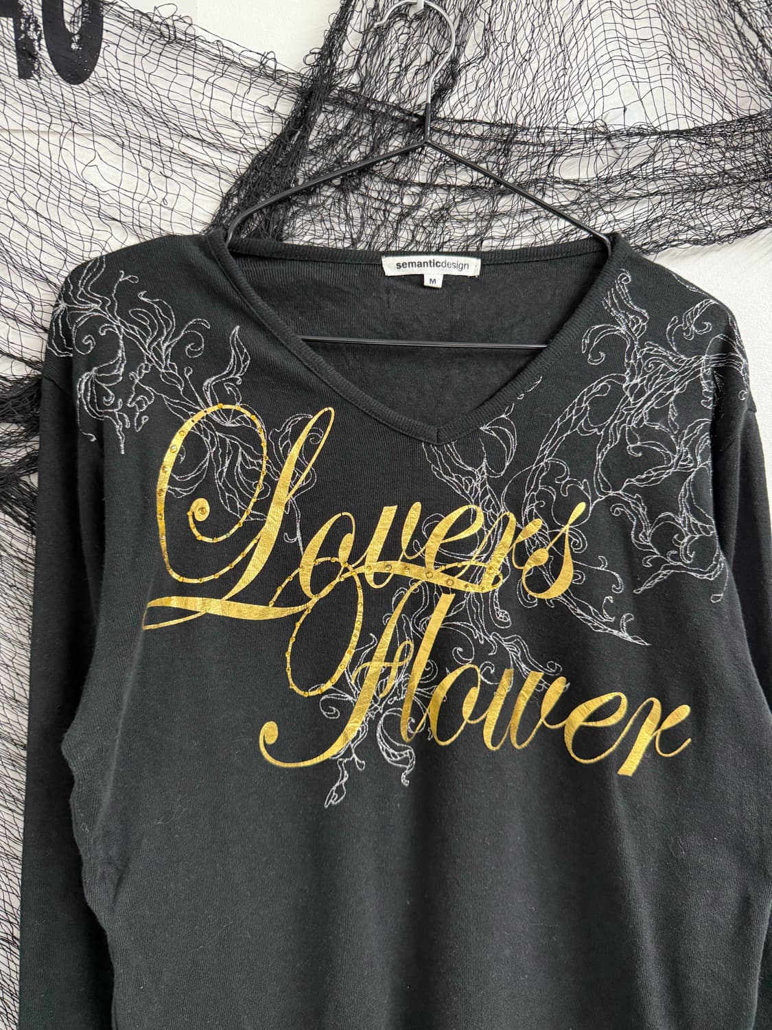 Semantic design lettering longsleeve 상품이미지2