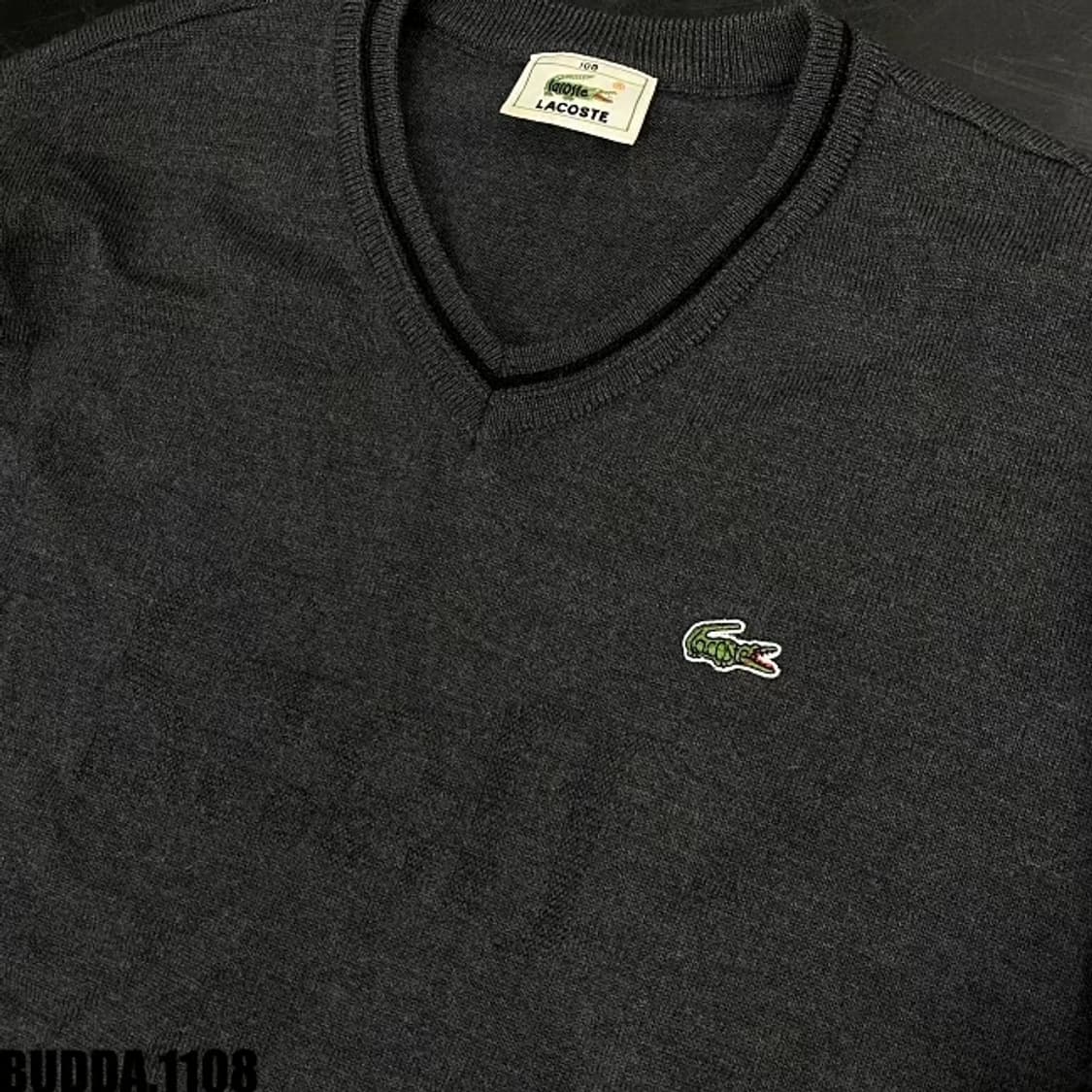 라코스테 브이넥 니트100 L 상품이미지2