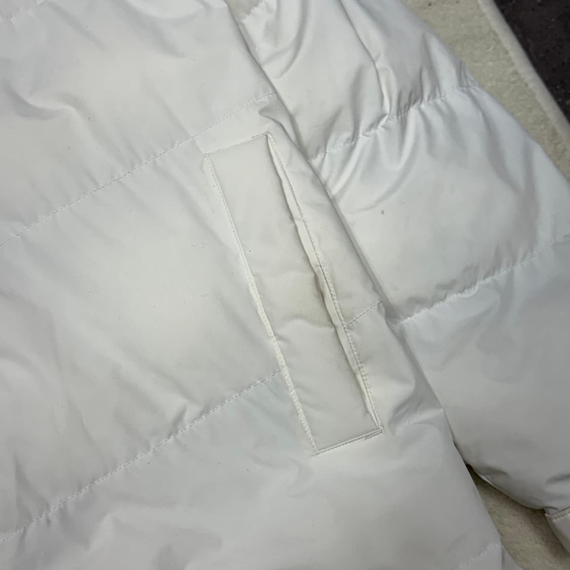 [L] 노스페이스 화이트 롱패딩 상품이미지8