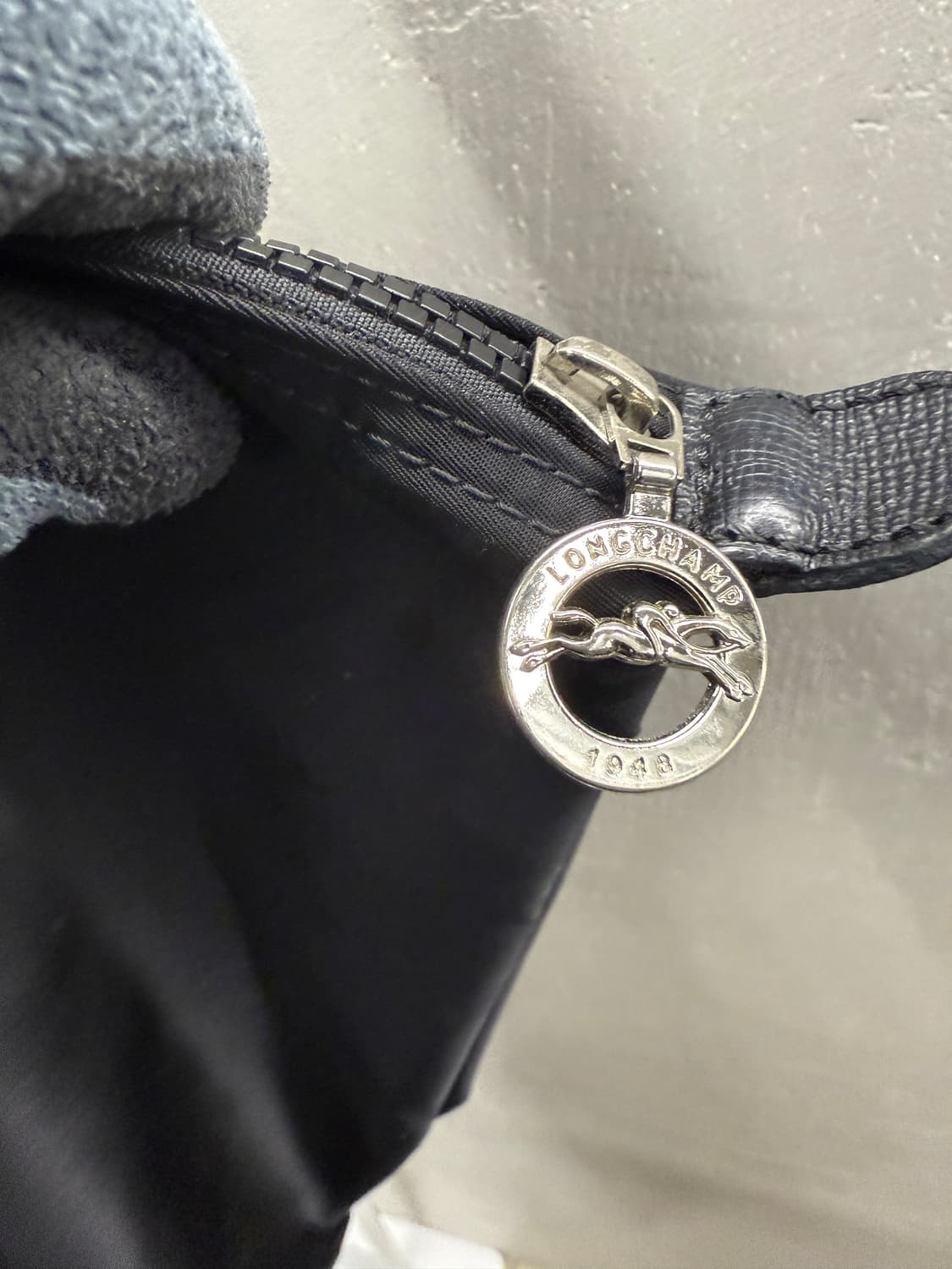 롱샴 르 플리아쥬 숄더백 블랙 라지 상품이미지6