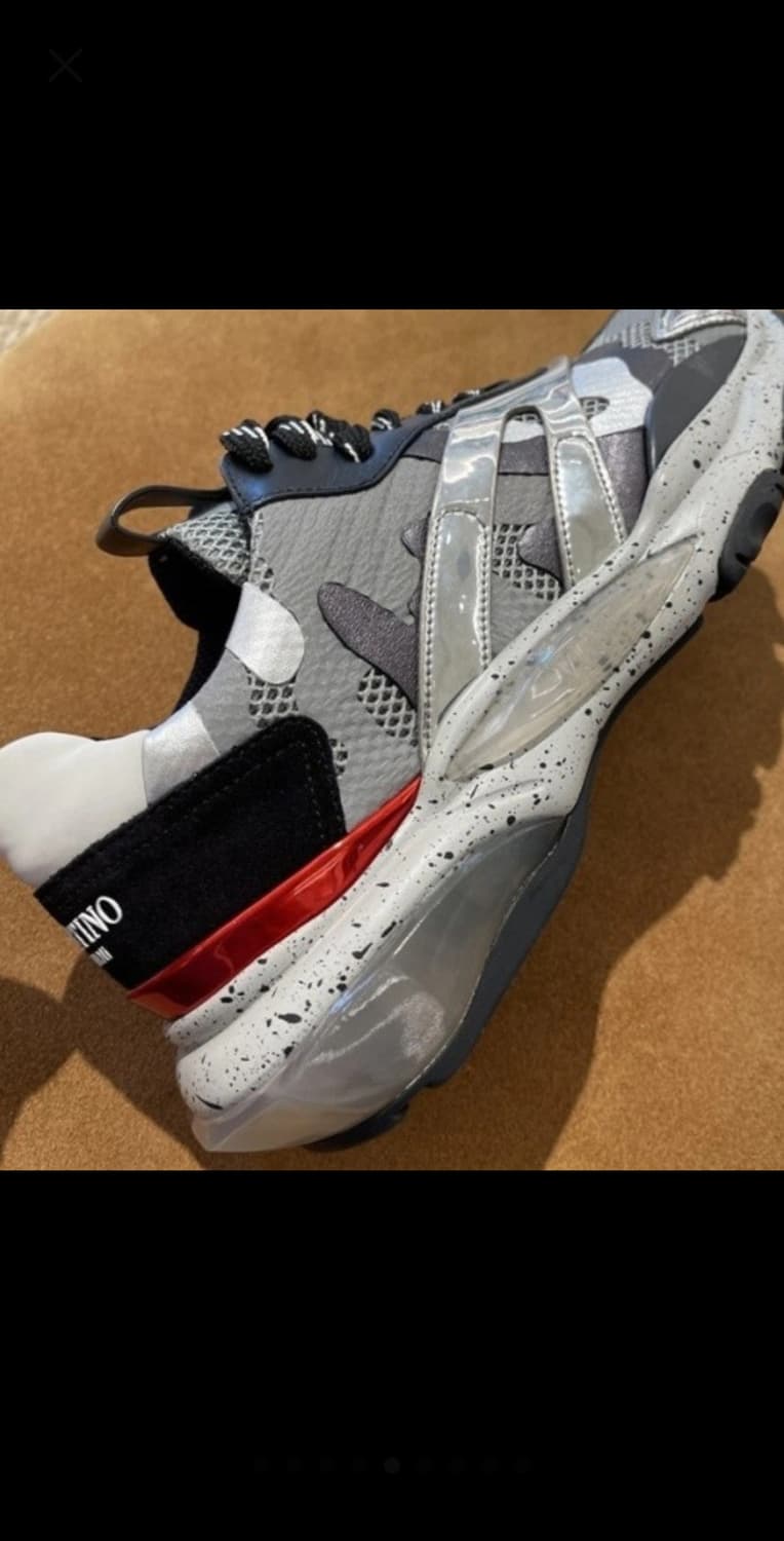 (42) 발렌티노 카모 실버블랙 스니커즈. 발렌시아가 뉴발란스 나이키 상품이미지5