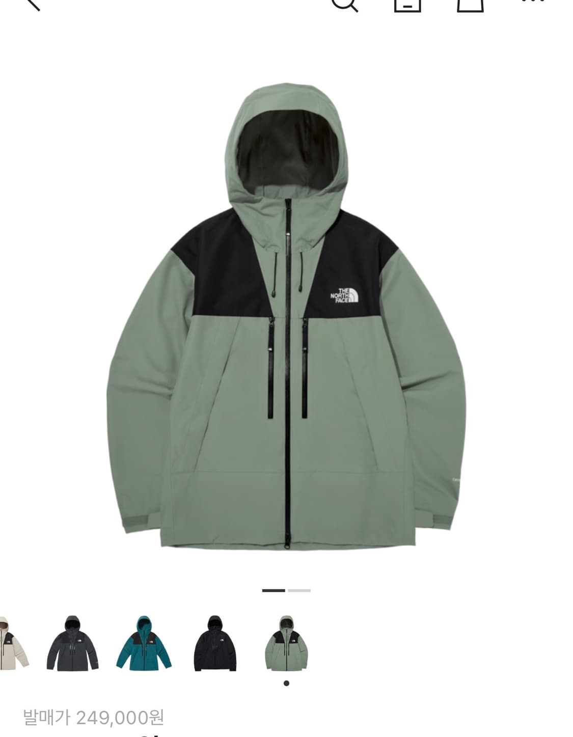 노스페이스 마운틴피크 자켓 바람막이  상품이미지1