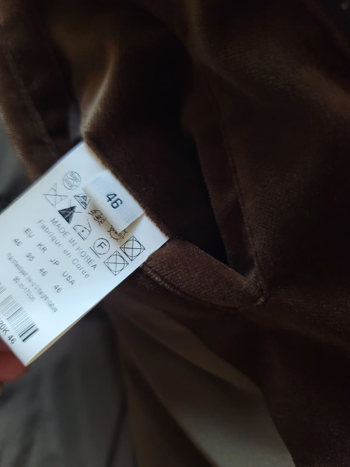 [교환]우영미 벨벳 턴업 패딩 46 ->노스페이스 프로젝트 다운 XL 상품이미지6