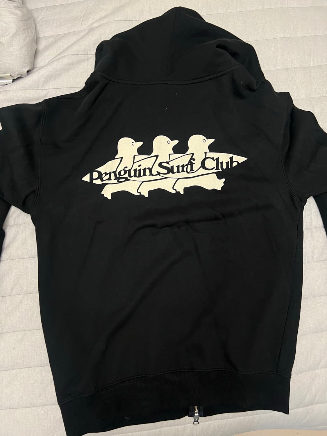 빅 웨이브 팽귄서퍼 클럽 후드집업 상품이미지4