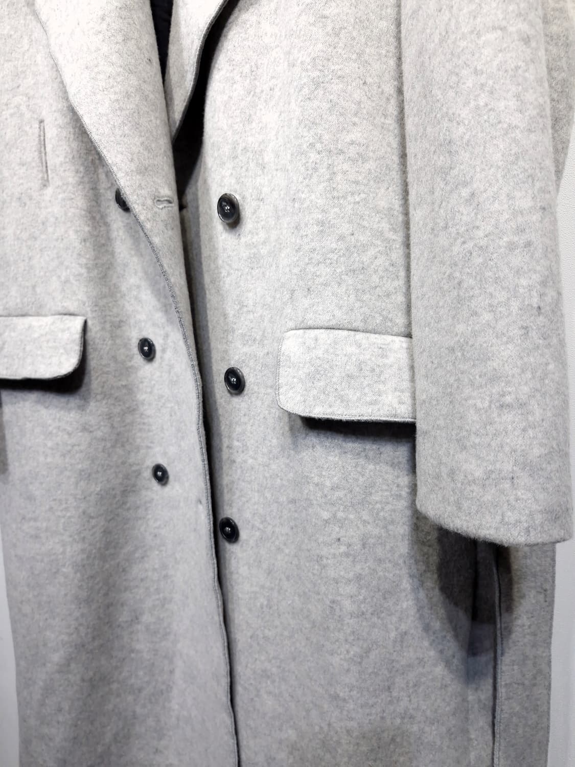 아위 ahwe 롱코트 그레이_M 상품이미지7