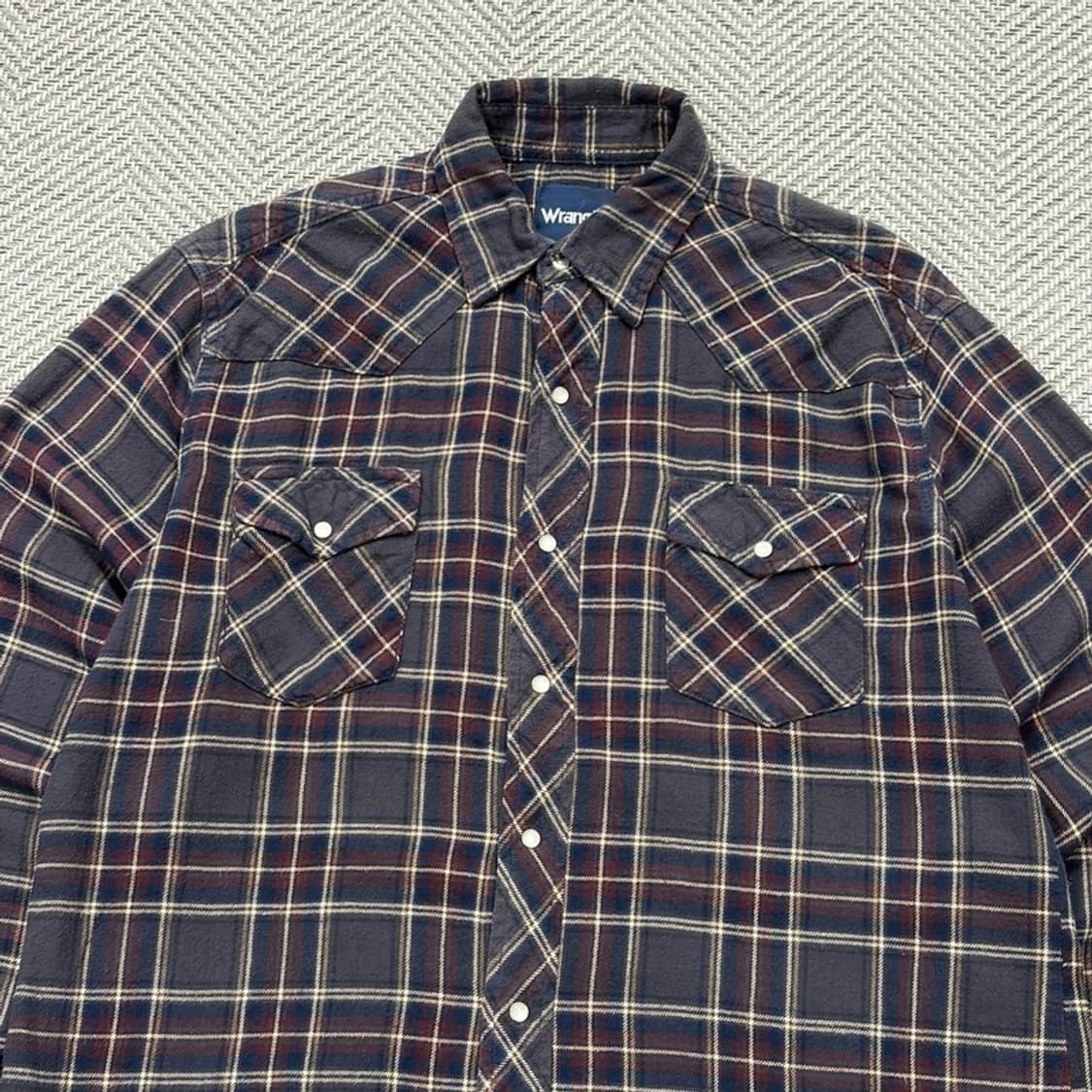 랭글러 웨스턴 체크셔츠 v2483 상품이미지3