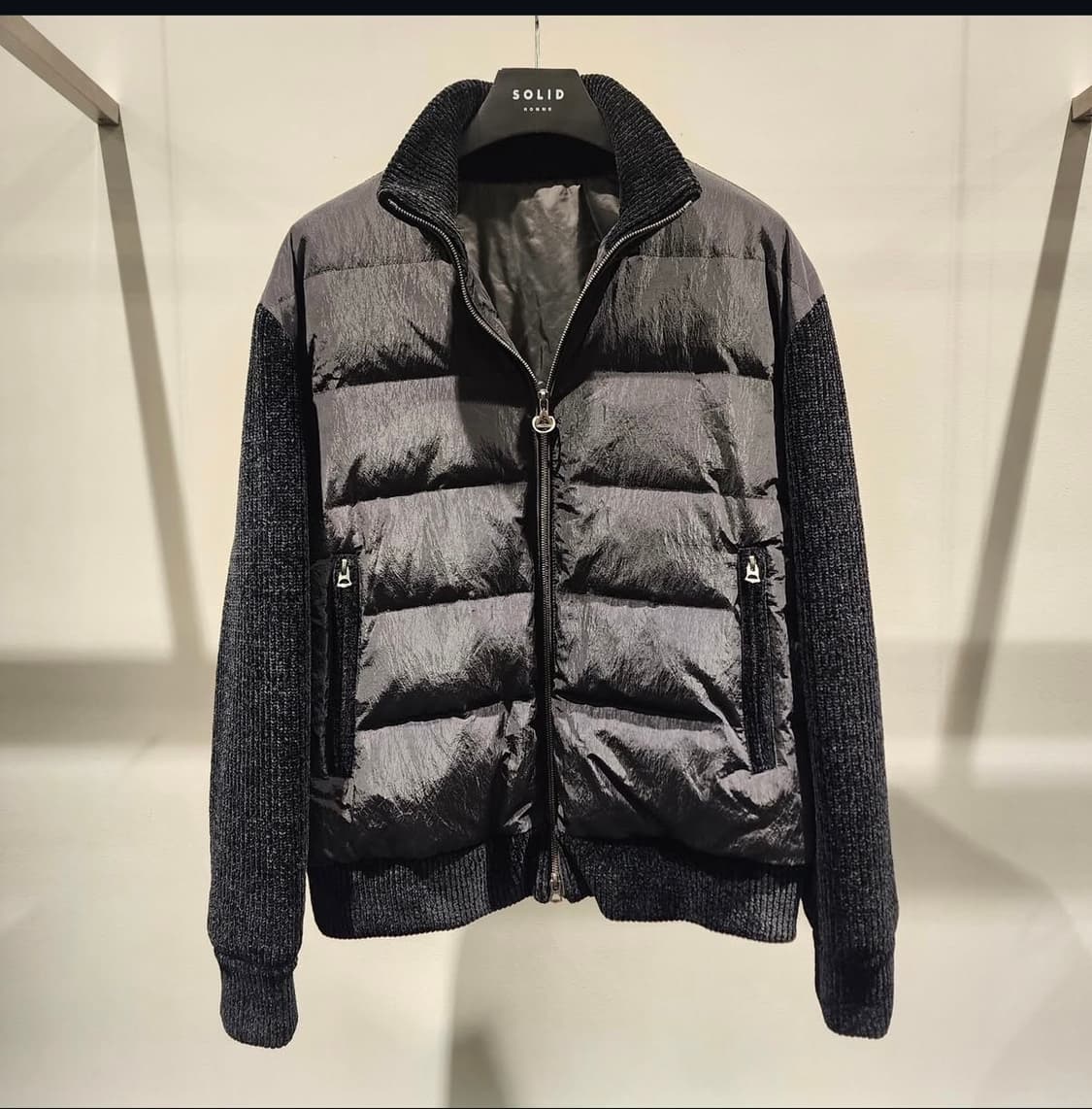 솔리드옴므 25fw 니트패딩 52사이즈 상품이미지1