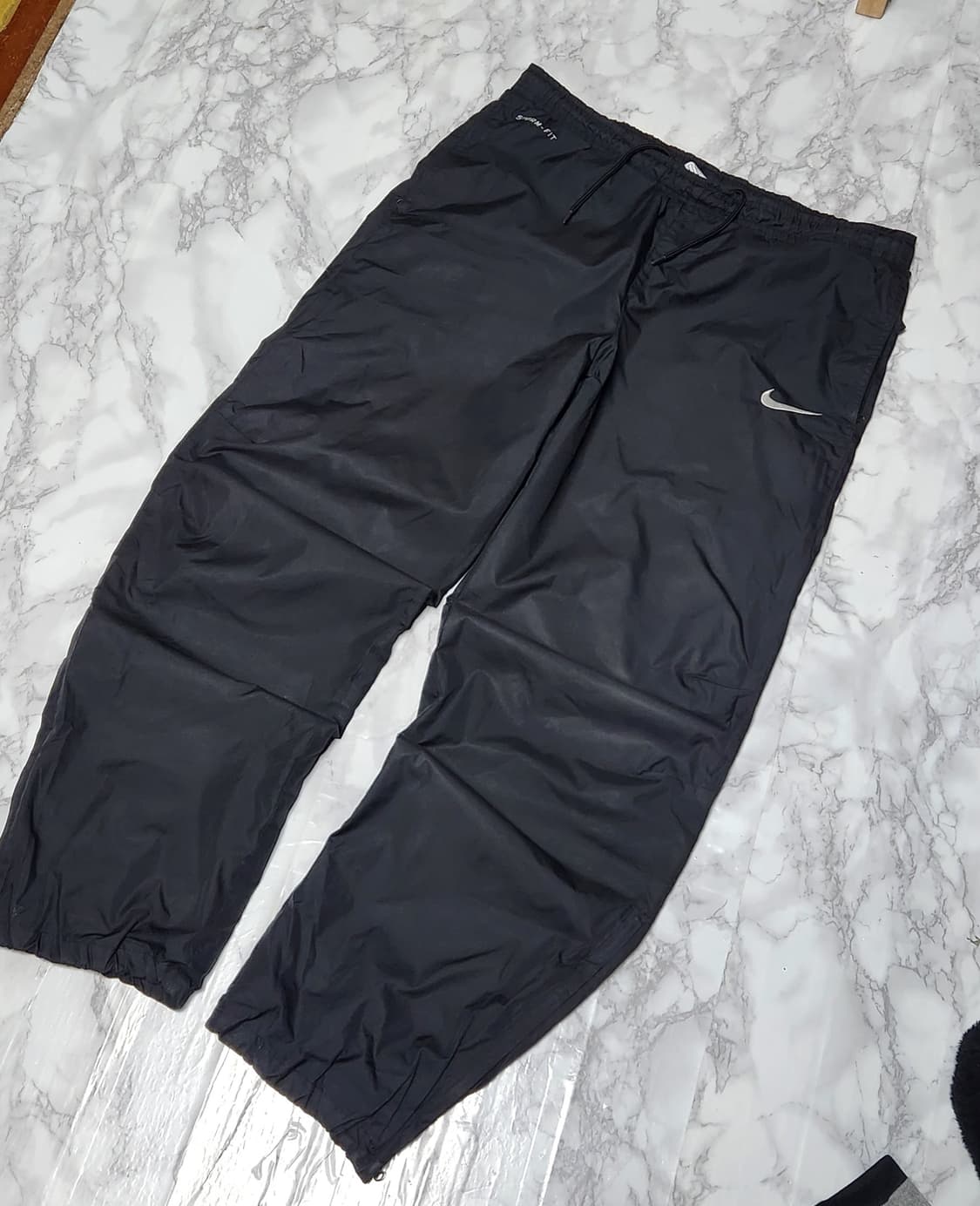 나이키 블랙 트랙팬츠 바람막이 와이드 바지 상품이미지3