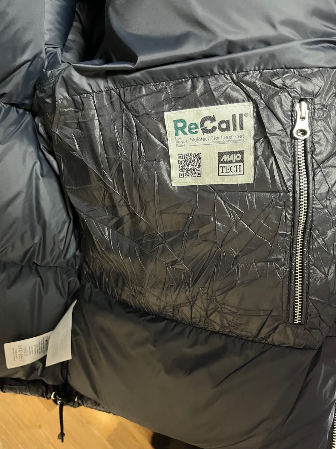 스투시 링클 나일론 다운 푸퍼 블랙 L사이즈 상품이미지5