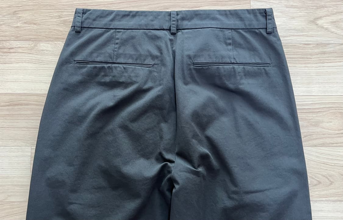 SEW 원 플리트 코튼 팬츠(차콜) 2사이즈 상품이미지6