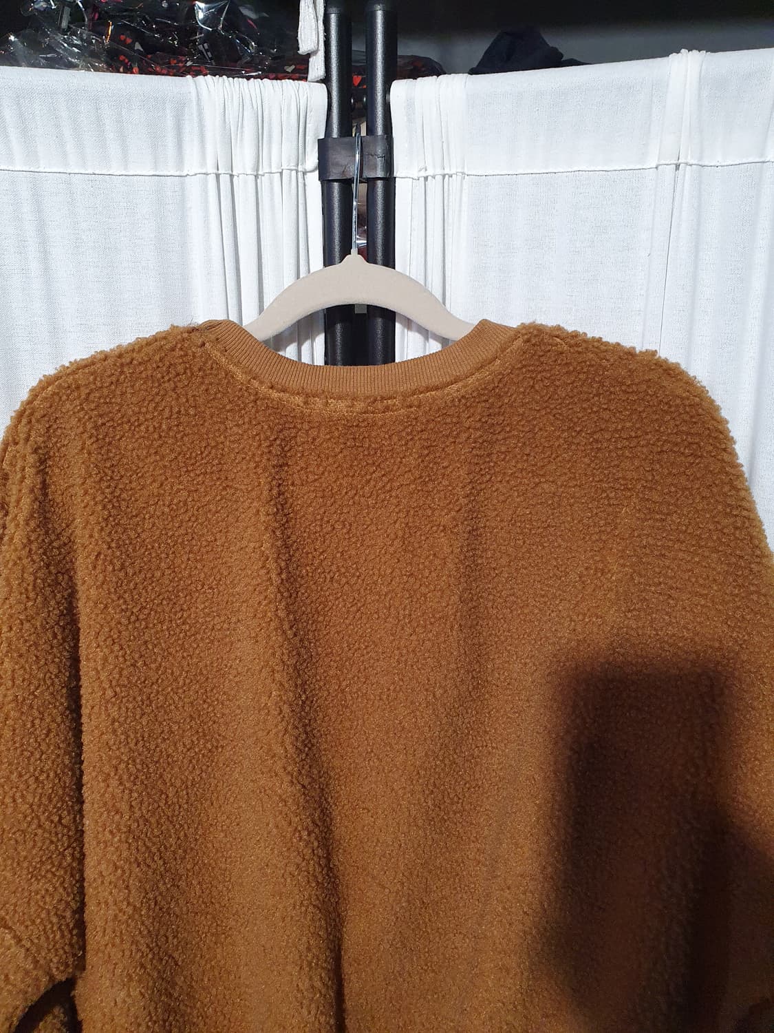 USA 뽀글이 플리스 맨투맨 브라운 XL 2200319 상품이미지7