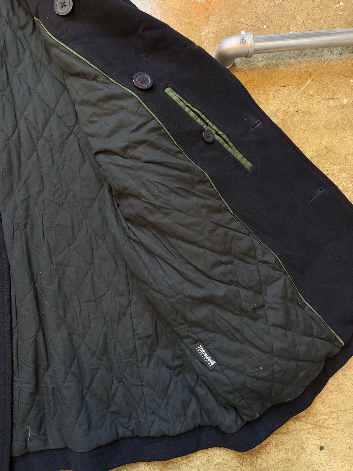 00s L.L.Bean 신슐레이트 울 클래식 피코트 상품이미지8