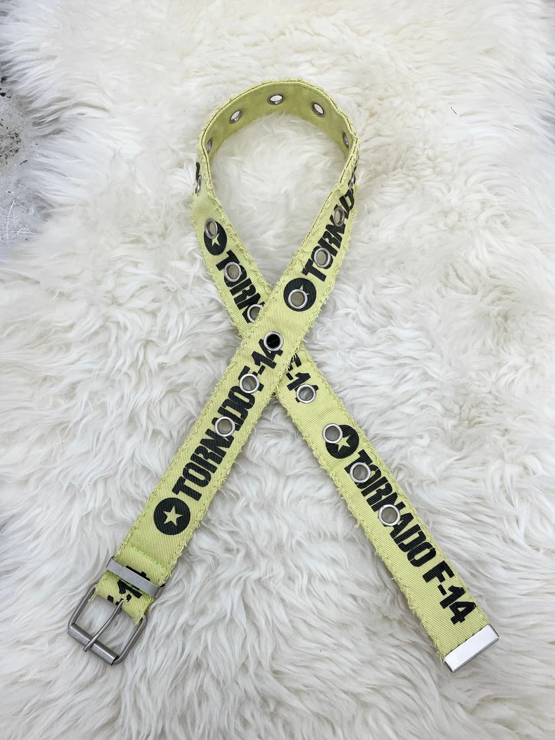 레몬 캔버스 레터링 펀칭 벨트🍋 상품이미지2