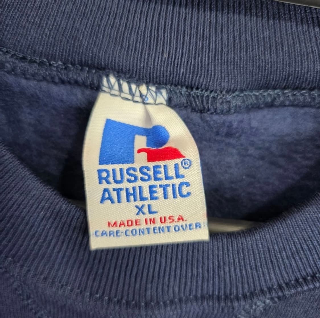 🇺🇸90년대 러셀 애슬래틱 네이비 데드스탁 XL 상품이미지3