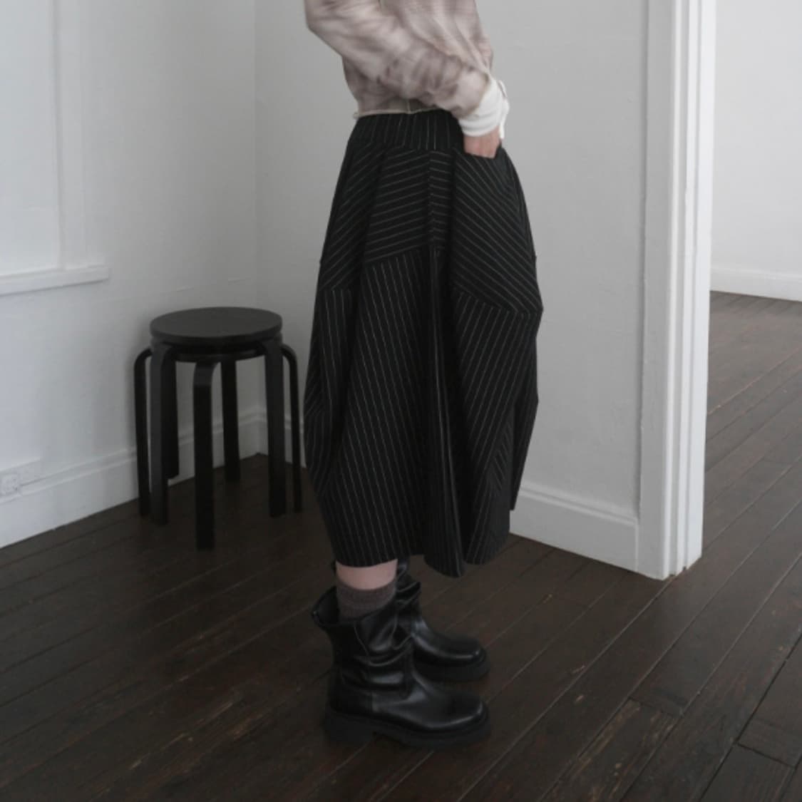 aftermonday volume pintuck skirt pants 상품이미지2
