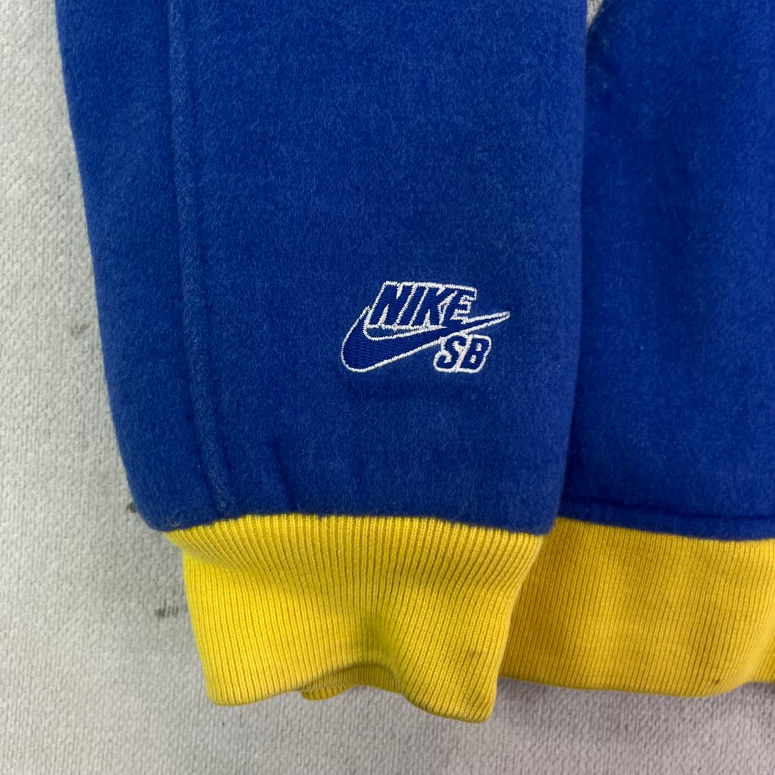 100 나이키 X 슈프림 스타장 슈나장 블루 2007 바시티 자켓 상품이미지5