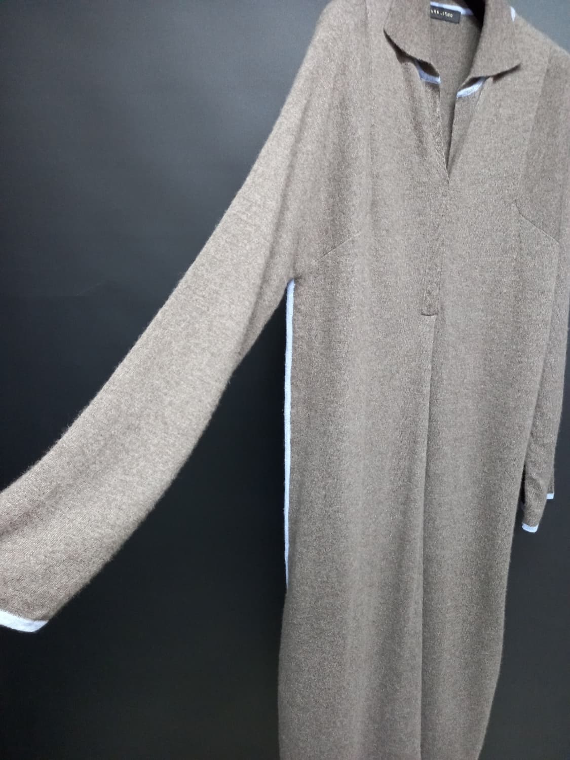 새 폼 스튜디오 FOURM 춘추동 맥시 롱 니트 윈피스 F 44-77 상품이미지4