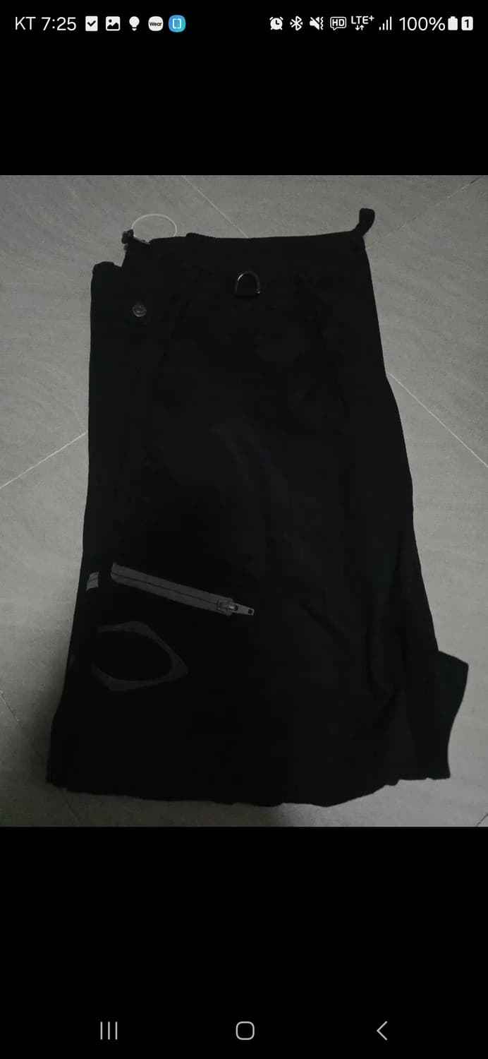 미스치프 드로우스트링 카고 팬츠 블랙m  상품이미지2