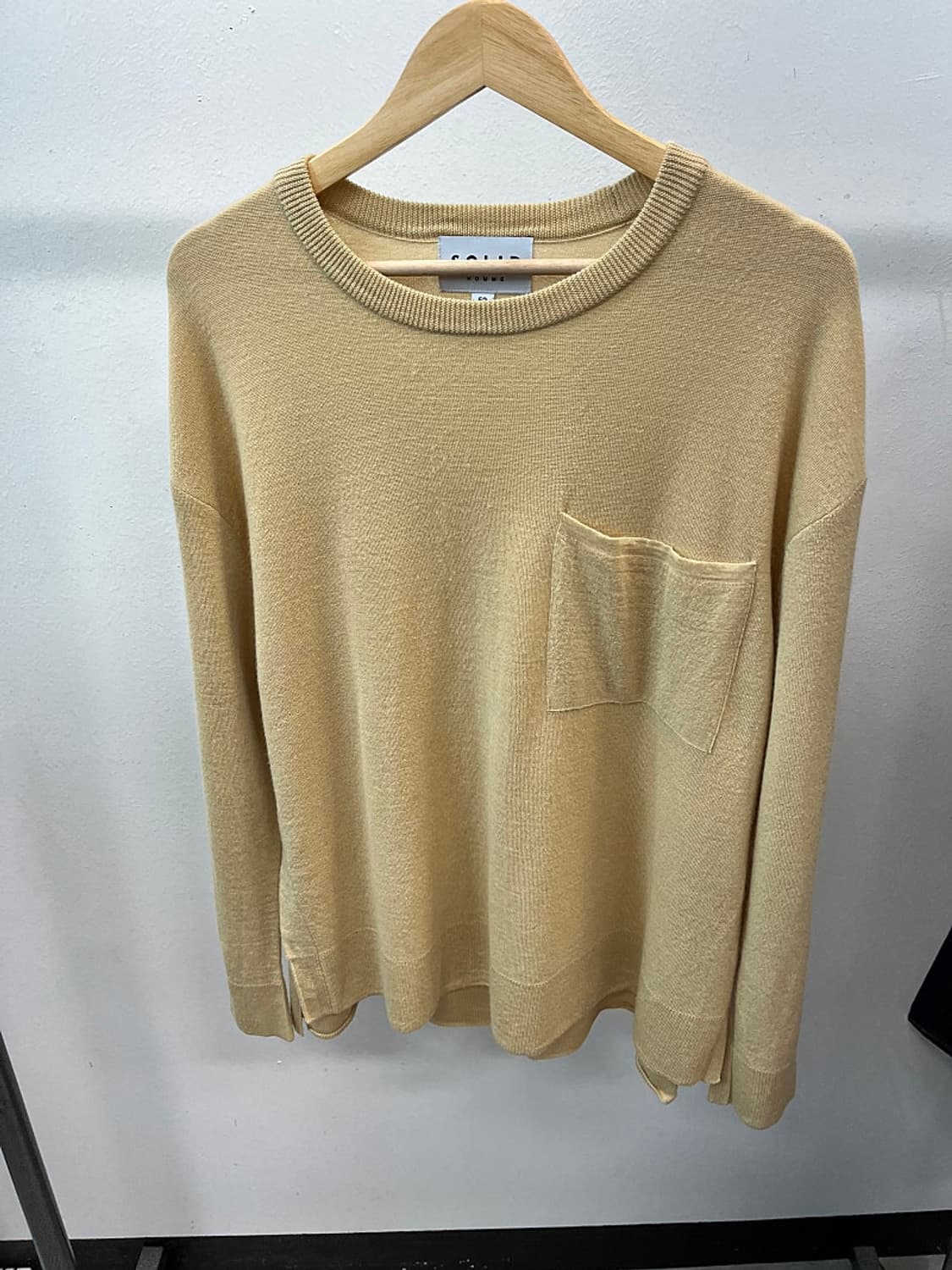 105) 솔리드옴므 포켓 울니트  상품이미지3