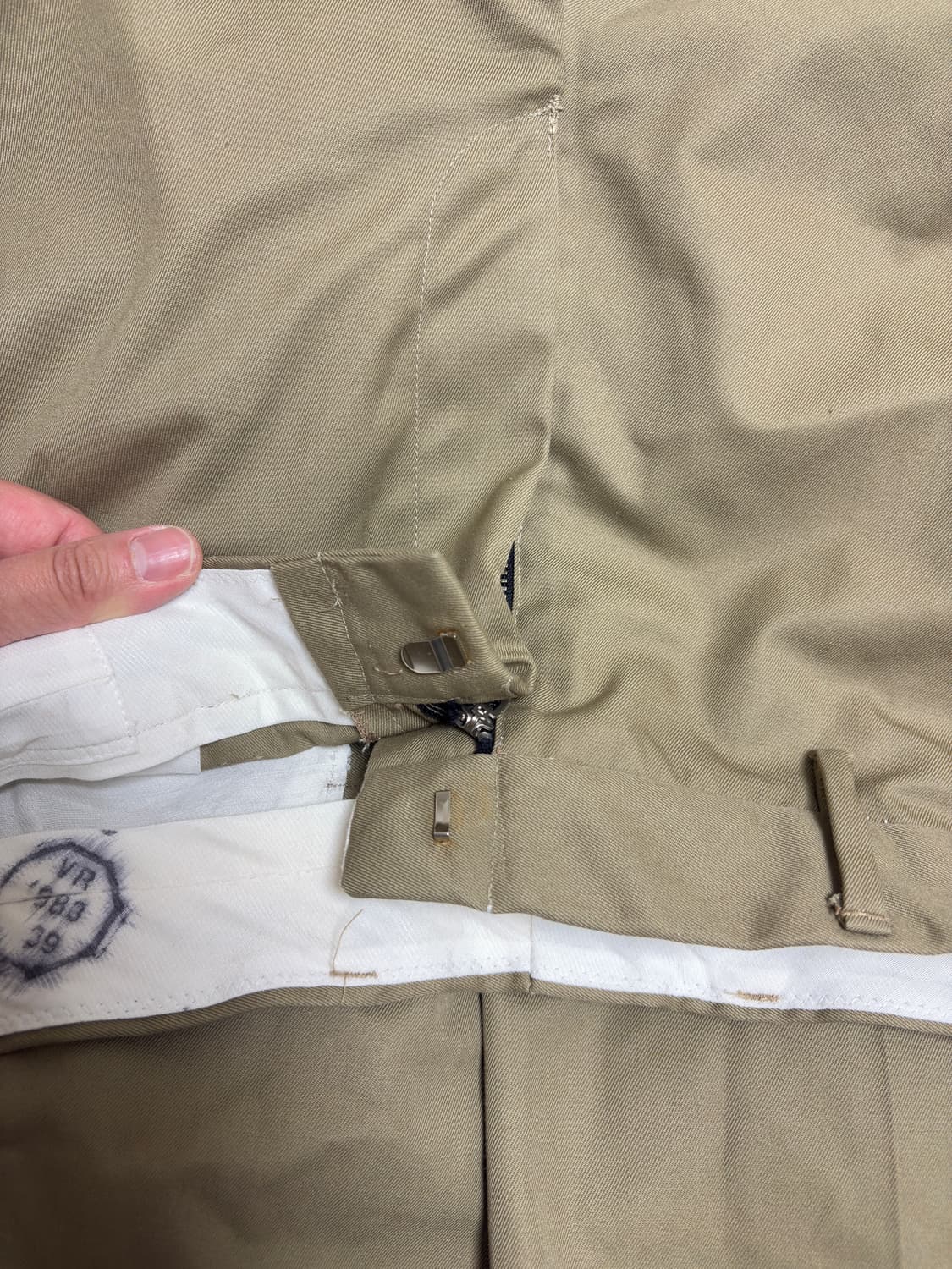 80s 이탈리아군 오피셔 팬츠 (33-34) 상품이미지4