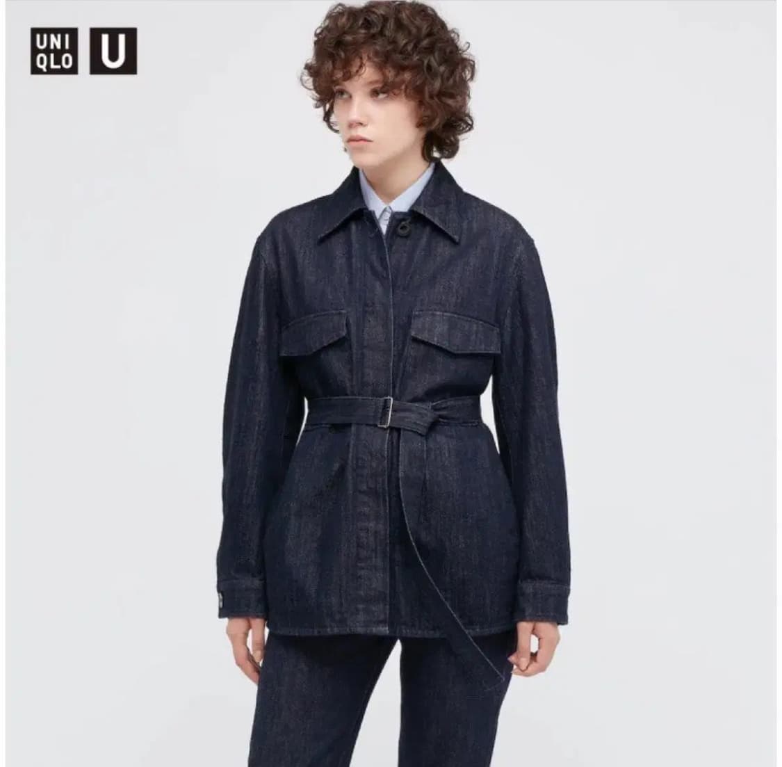 유니클로 데님 셔츠  상품이미지6