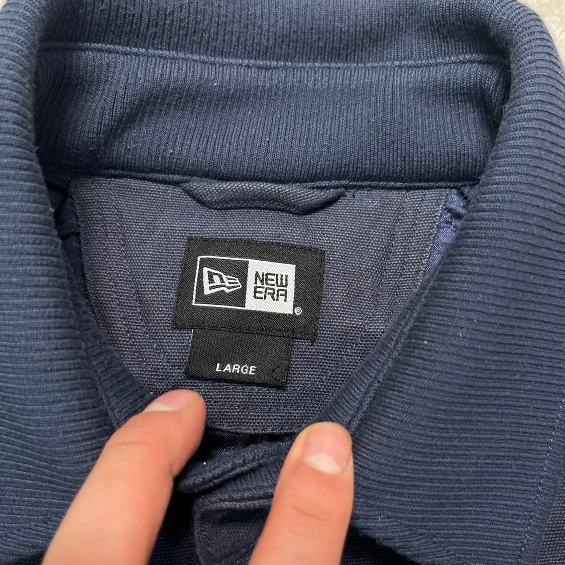 100 뉴에라 데님 바시티 자켓 상품이미지3