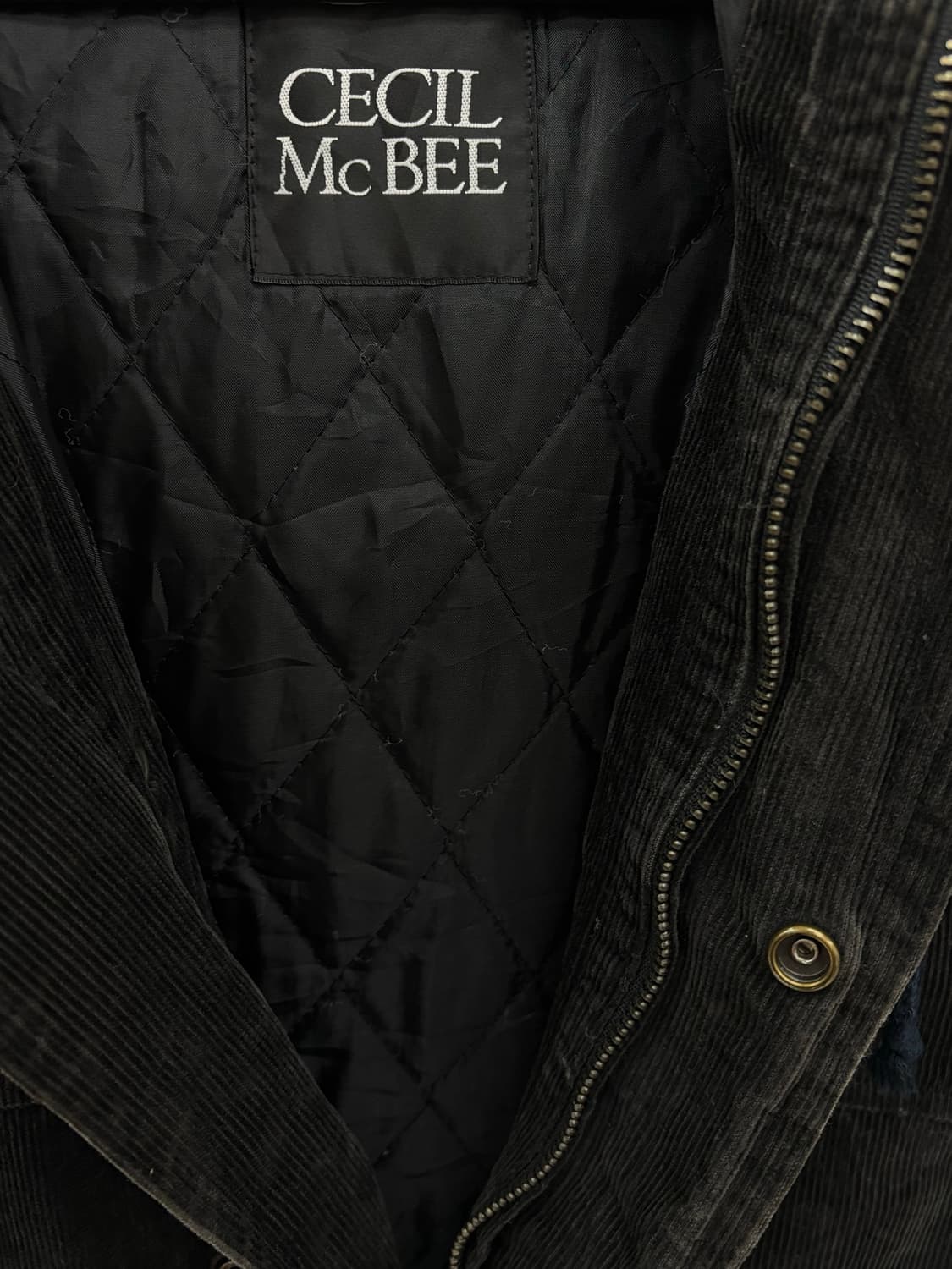 빈티지 블랙 세실맥비 코듀로이 자켓 상품이미지8