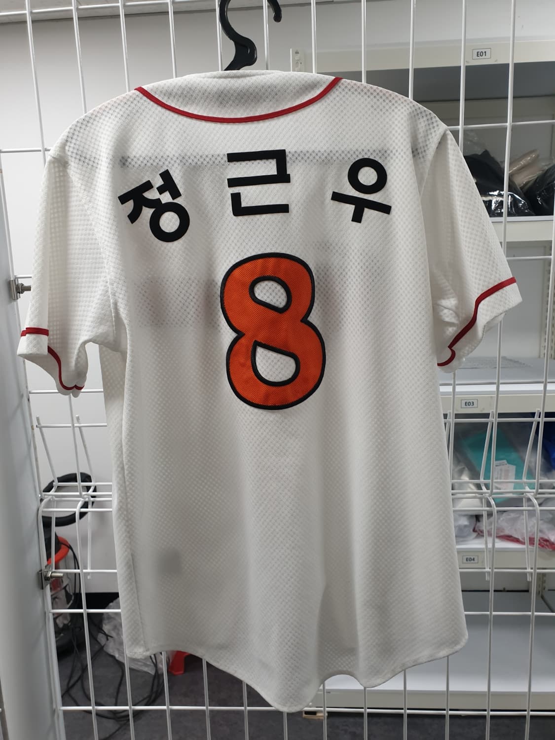 SK와이번스 왕조시절 유니폼 100사이즈 정근우 마킹 판매합니다 상품이미지3