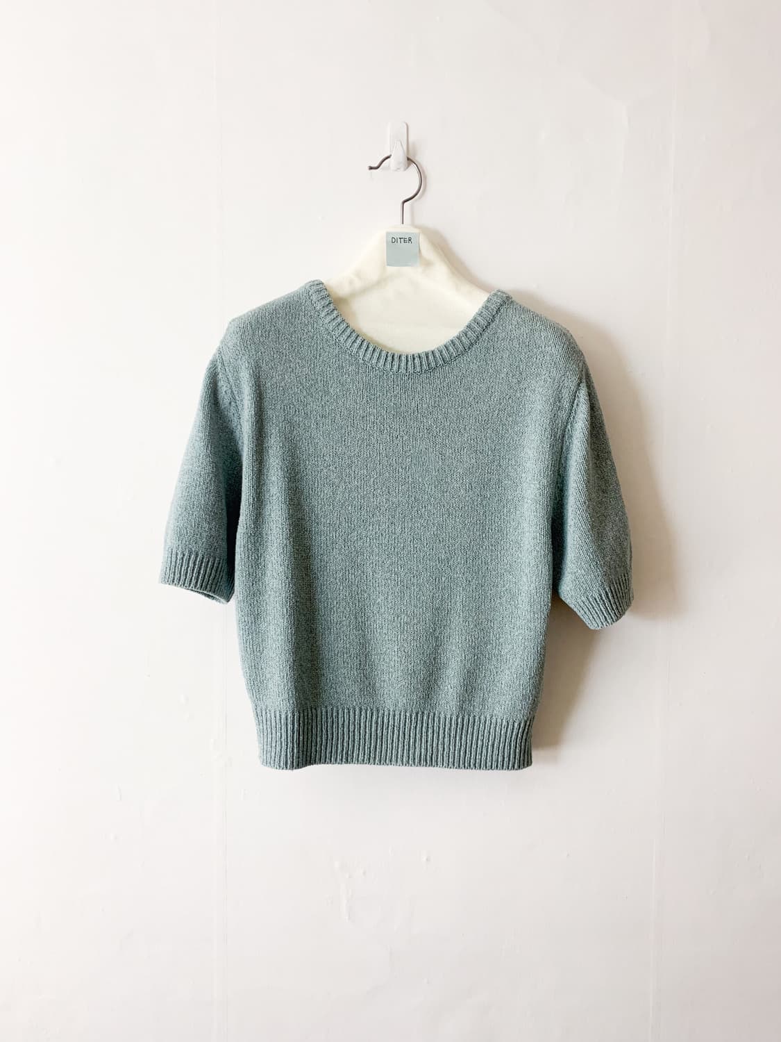 [S] 아모멘토 스카이블루 백홀 니트 상품이미지2