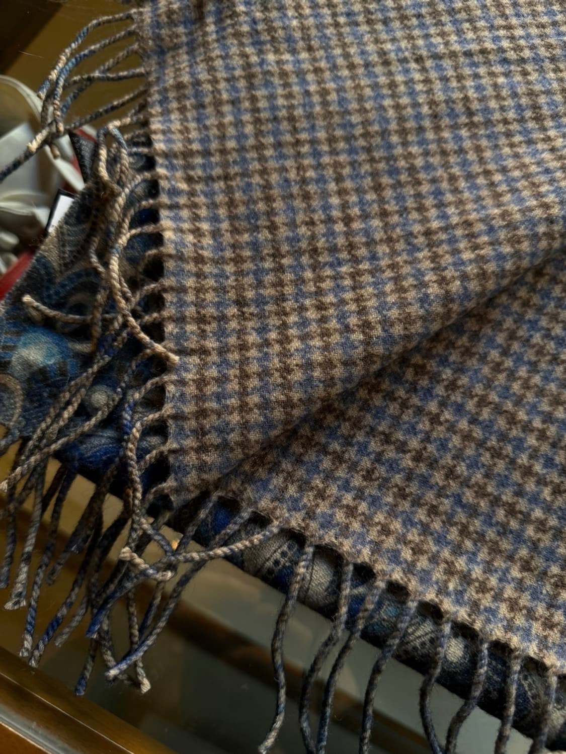 이태리 VTG 캐시미어 울 머플러 상품이미지6