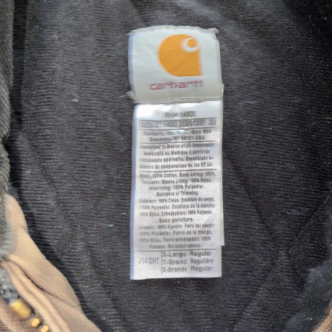 칼하트 J14 산타페 디트로이트 자켓 체스트넛 상품이미지6