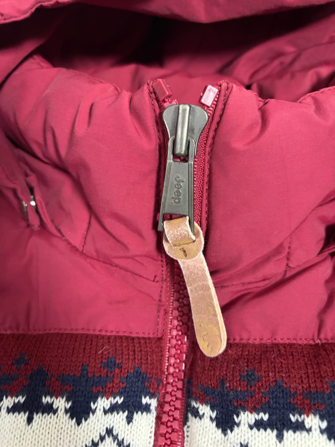 JEEP 노르딕 패턴 패딩조끼 상품이미지5