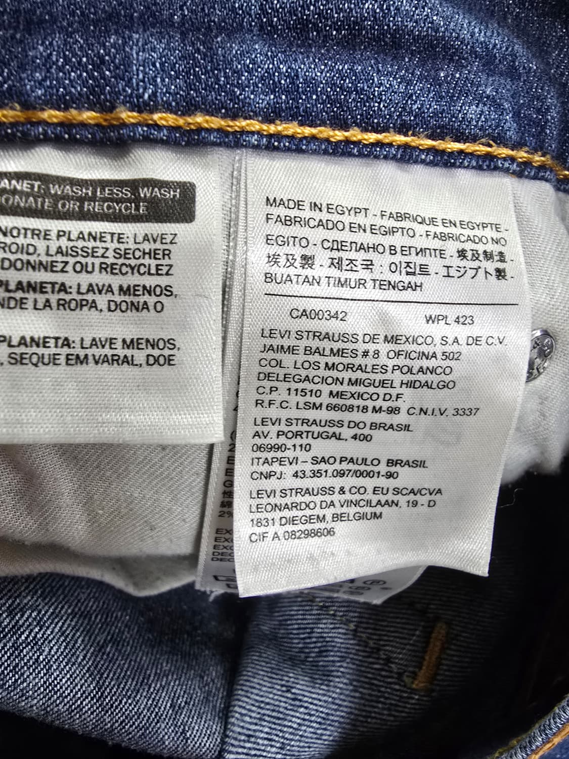 리바이스 511청반바지 데님 반바지 (1960) 상품이미지4