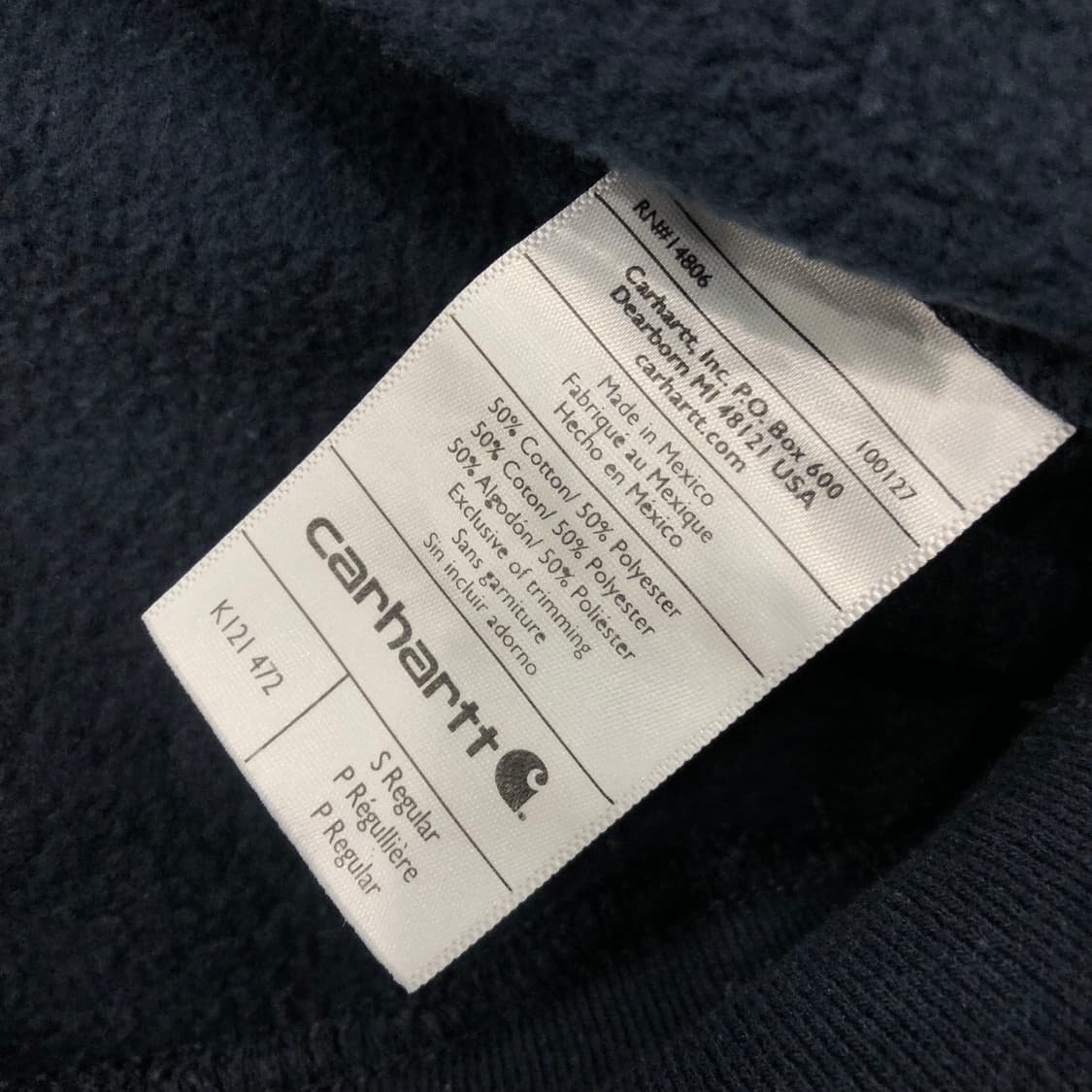 S 칼하트 오버핏 후드티 상품이미지5