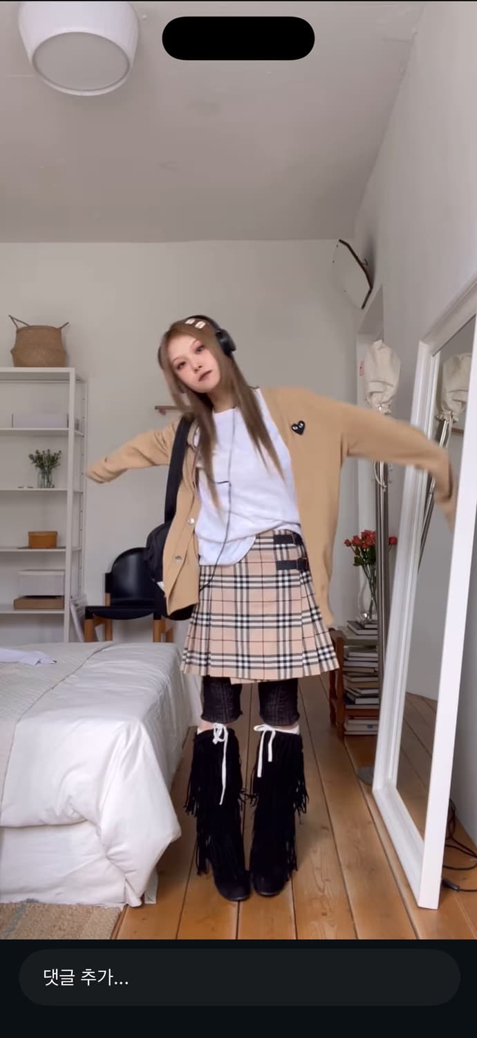 버버리 빈티지 스커트 상품이미지4