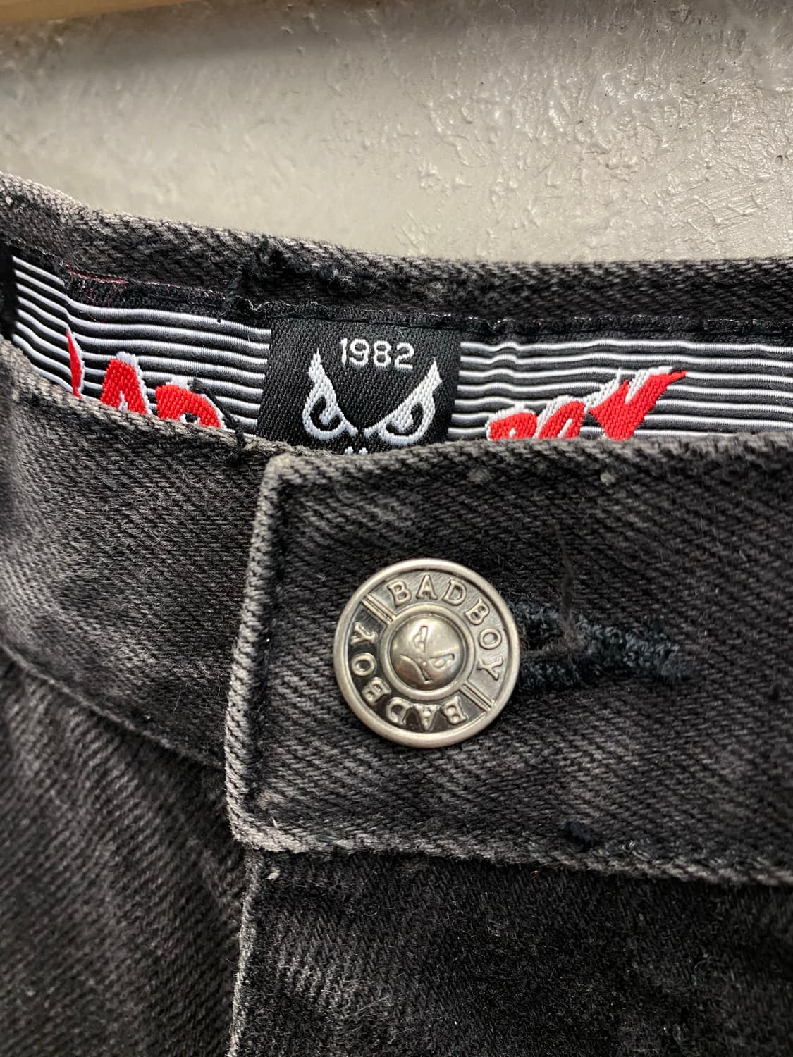 [27-28] Bad Boy 배드보이 블랙 워시드 루즈핏 데님팬츠 상품이미지7