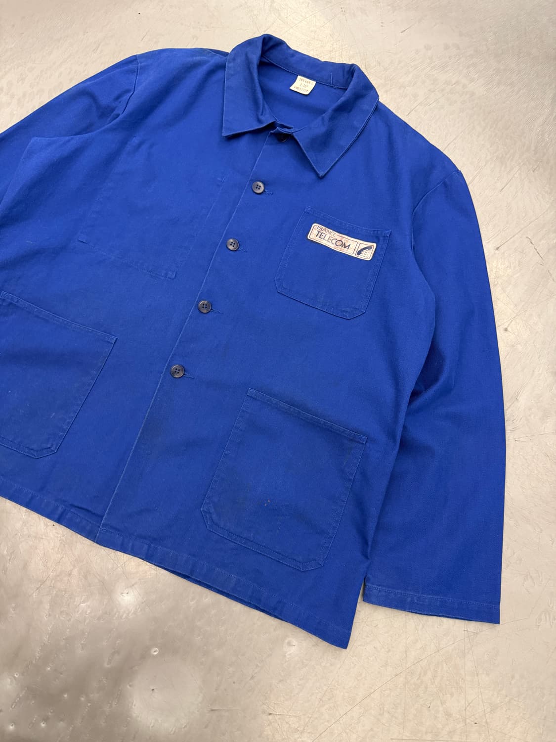 OLD FRENCH TELECOM BELTED 빈티지프렌치워크자켓 상품이미지4