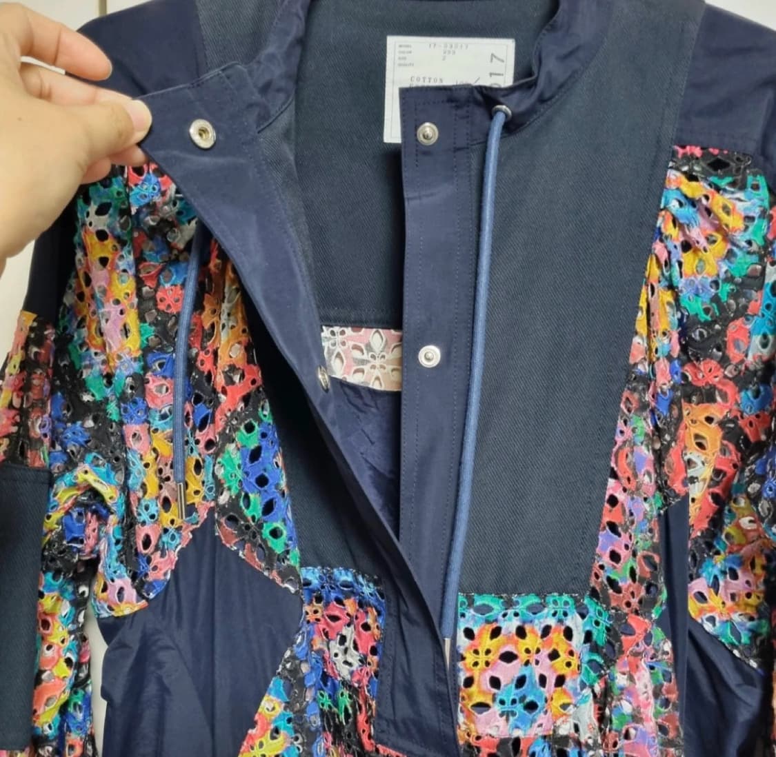 Sacai 사카이 멀티컬러 아일렛 원피스 2 상품이미지8