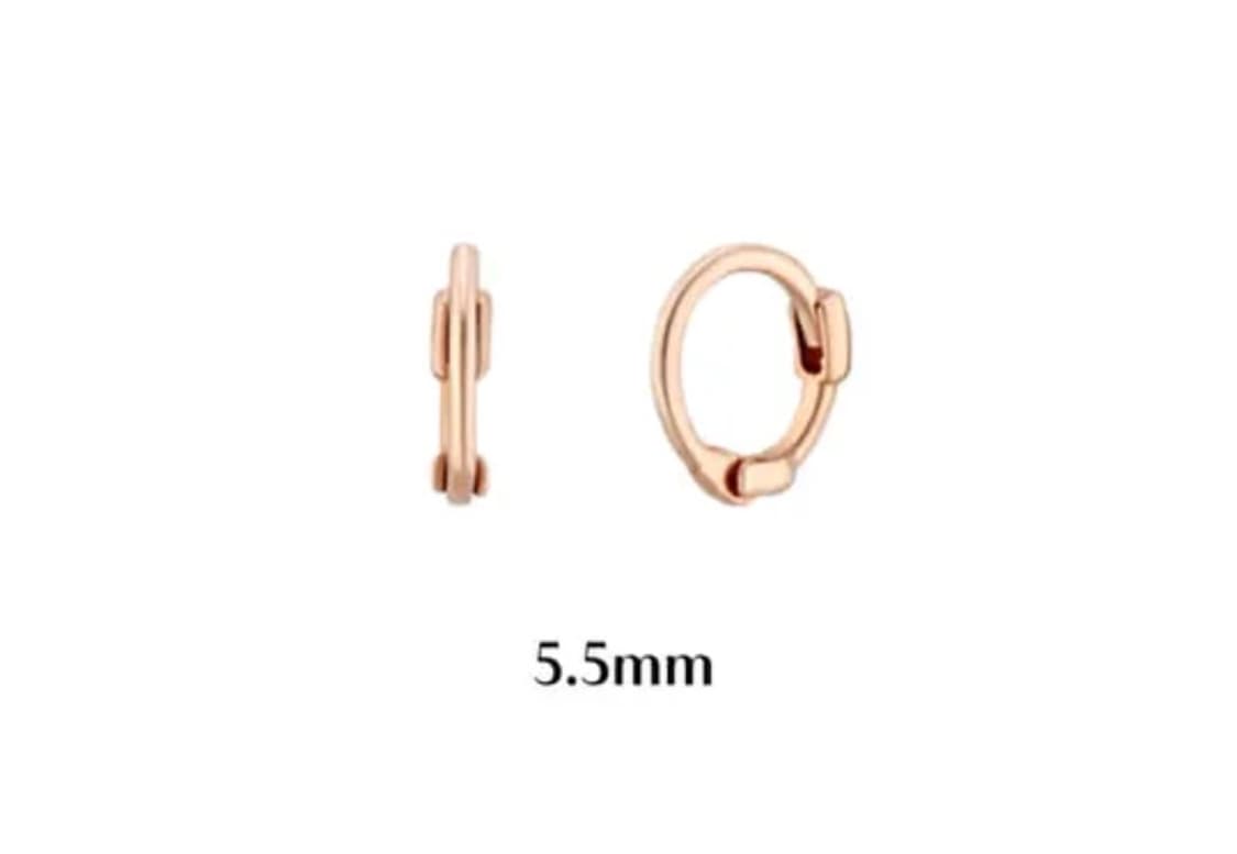 10k 로즈골드 원터치 귀걸이 피어싱 (새제품) 상품이미지2