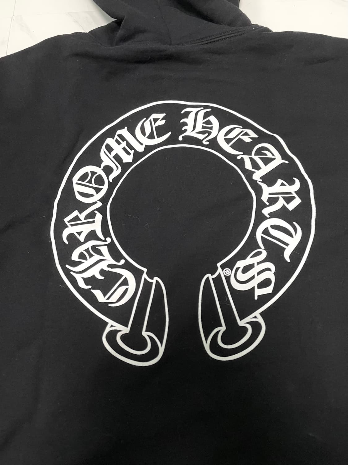 신형 크롬하츠 퍽유 홀스슈 플로랄 헤비웨이트 후드집업 L 신세계택 상품이미지7