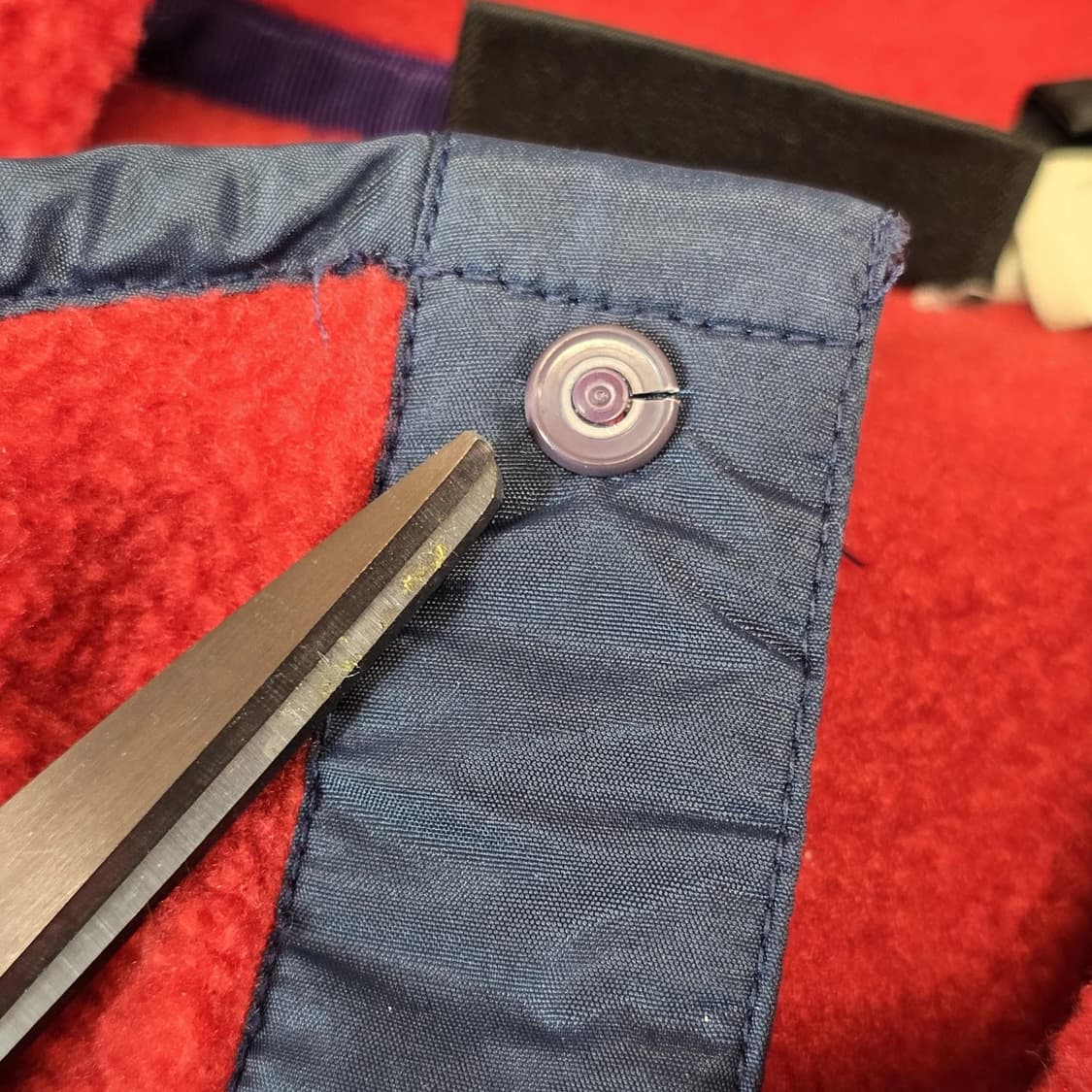 90s 파타고니아 신칠라 스냅-T 레드/네이비 자메이카 상품이미지10