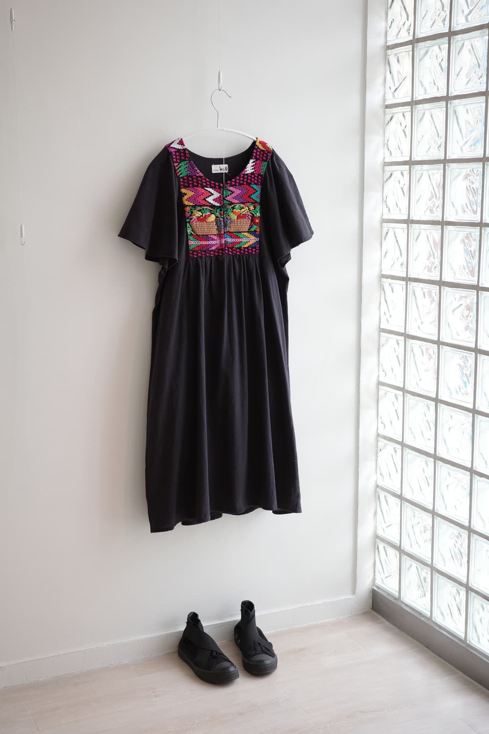  TITICACA ethnic black dress 상품이미지7