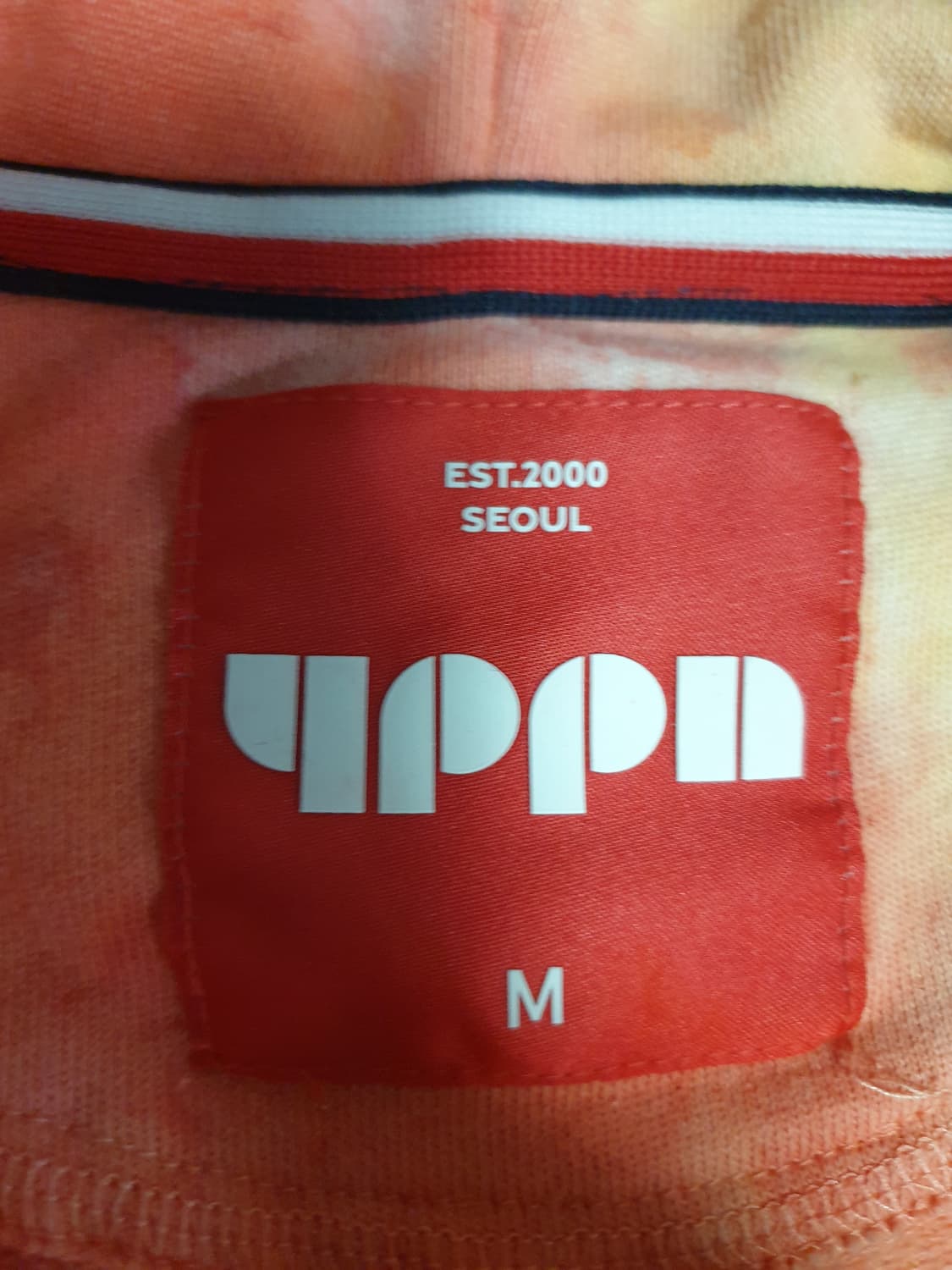 UPPN 서울 그라데이션 타이다이 크롭 후드집업 (M) 상품이미지3