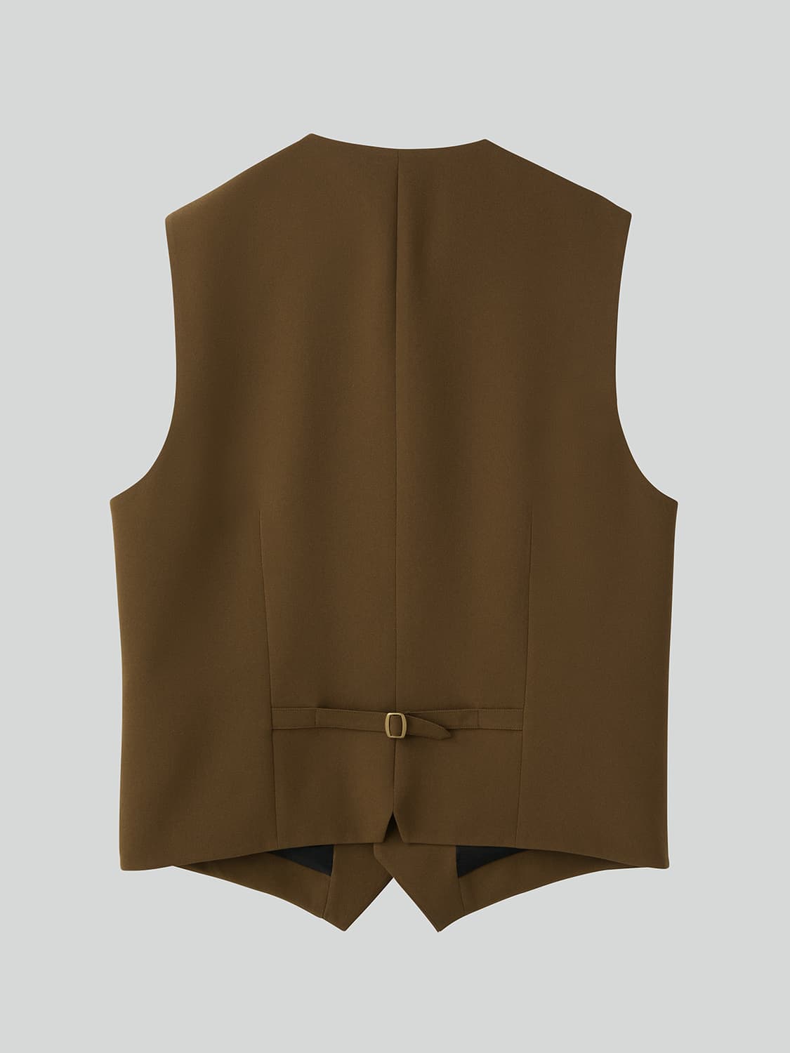 렉토 26SS 스트랩 디테일 수트 베스트 오커 상품이미지6