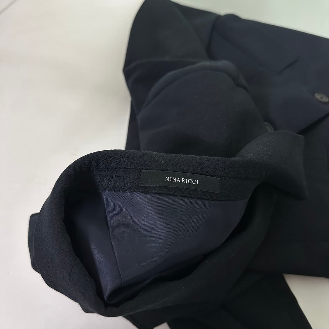 M 95 니나리치 다크네이비 모 싱글 블레이져 상품이미지4