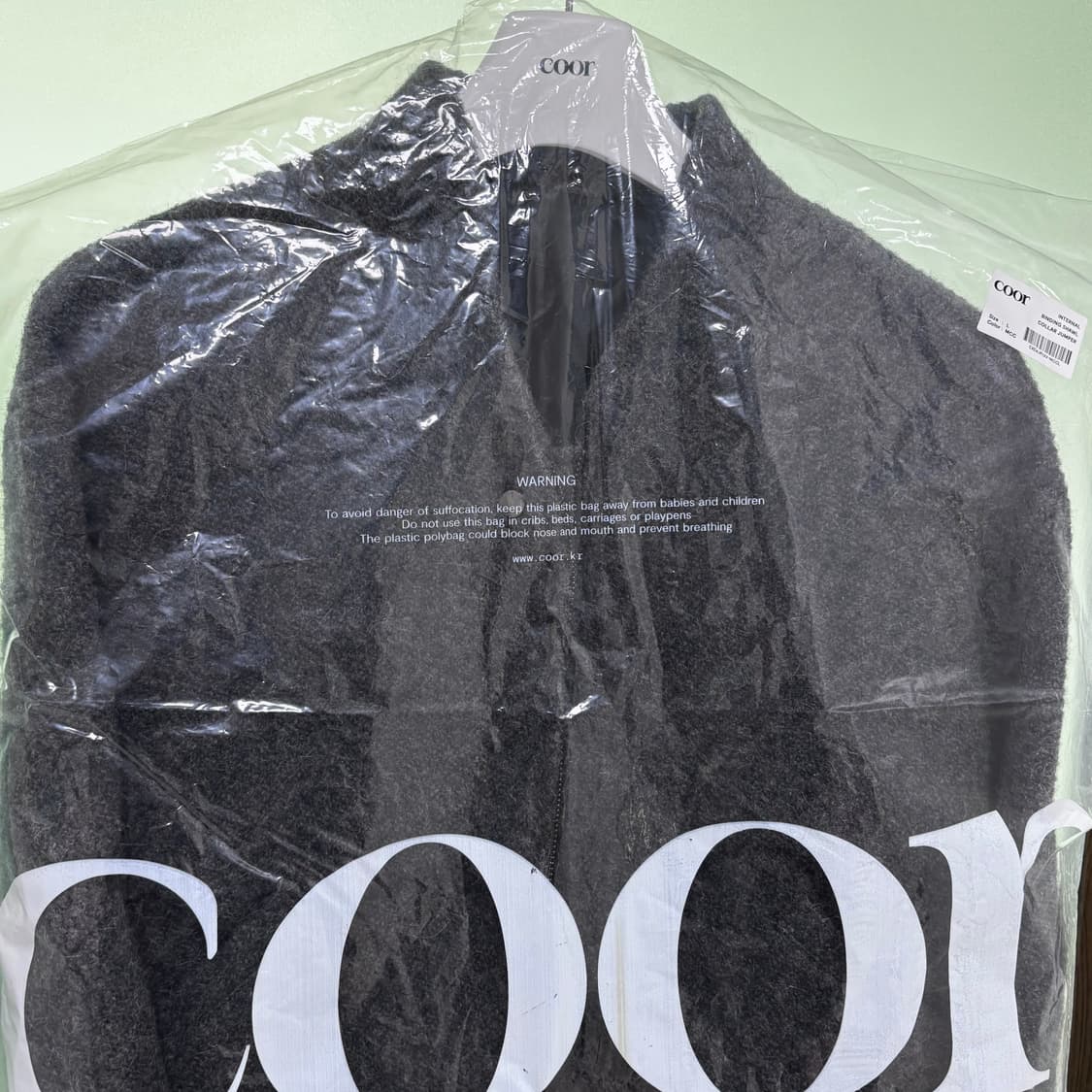 [L] 쿠어 인터널 바인딩 숄 카라 점퍼 상품이미지4