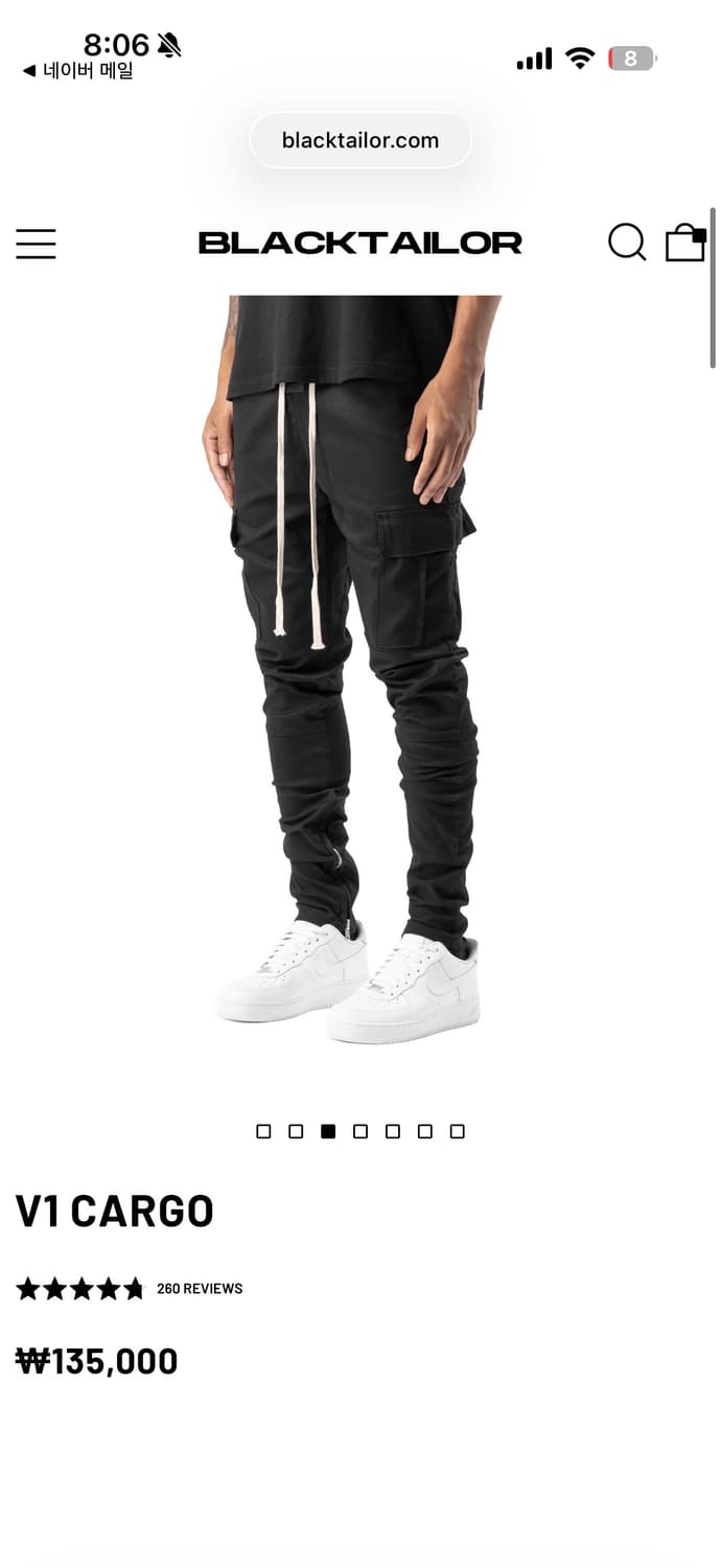 BLACKTAILOR V1 카고 팬츠 상품이미지1