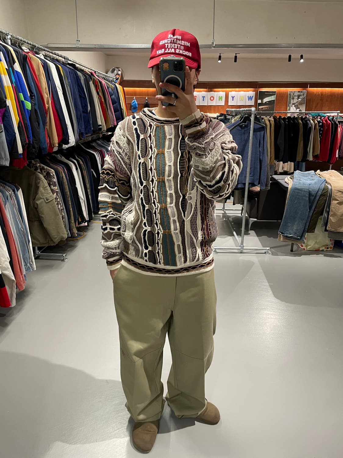 ❤️‍🔥대장급❤️‍🔥빈티지 케이블 니트 상품이미지3